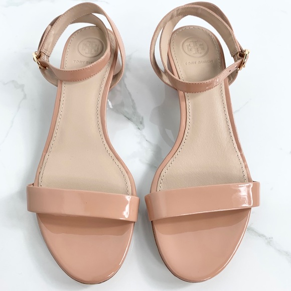 Tory Burch Shoes - Tory Burch; Elizabeth 40mm Nude Sandal